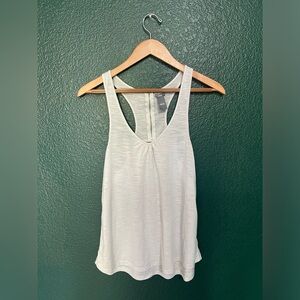 Small Aerie racerback tank with zipper on the back.